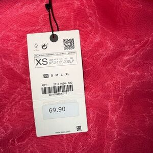 Zara Vibrant Red Tank Top